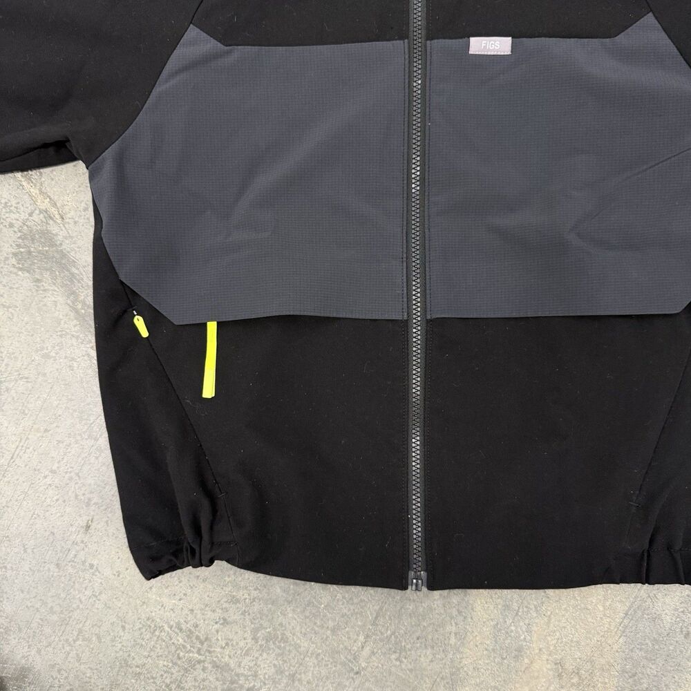 FIGS Technical Collection Full Zip Jacket Black G… - image 8
